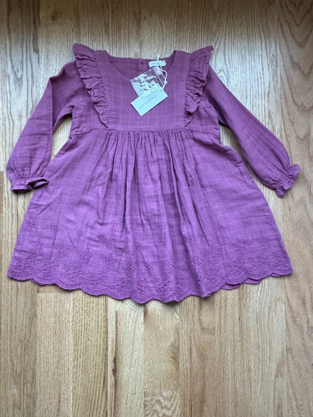 NWT Jamie Kay Size 5 Cotton Muslin Lily Dress - Picture 2 of 6